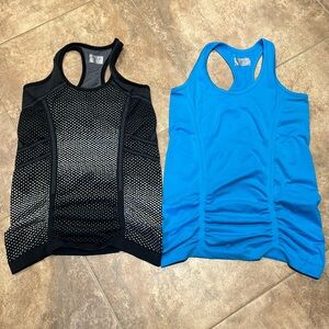 Athleta Speed light seamless tanks—Size small